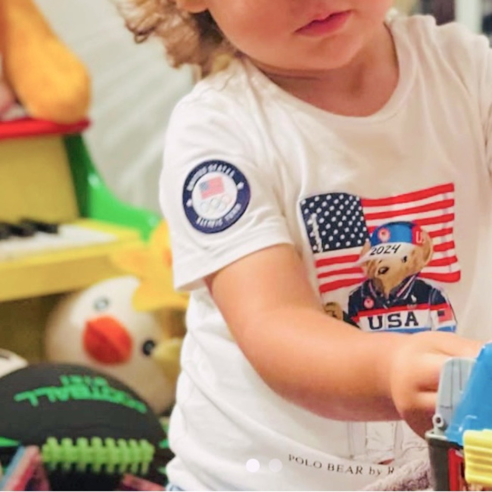 Team USA Polo Bear Cotton Bodysuit
Baby Size 24m